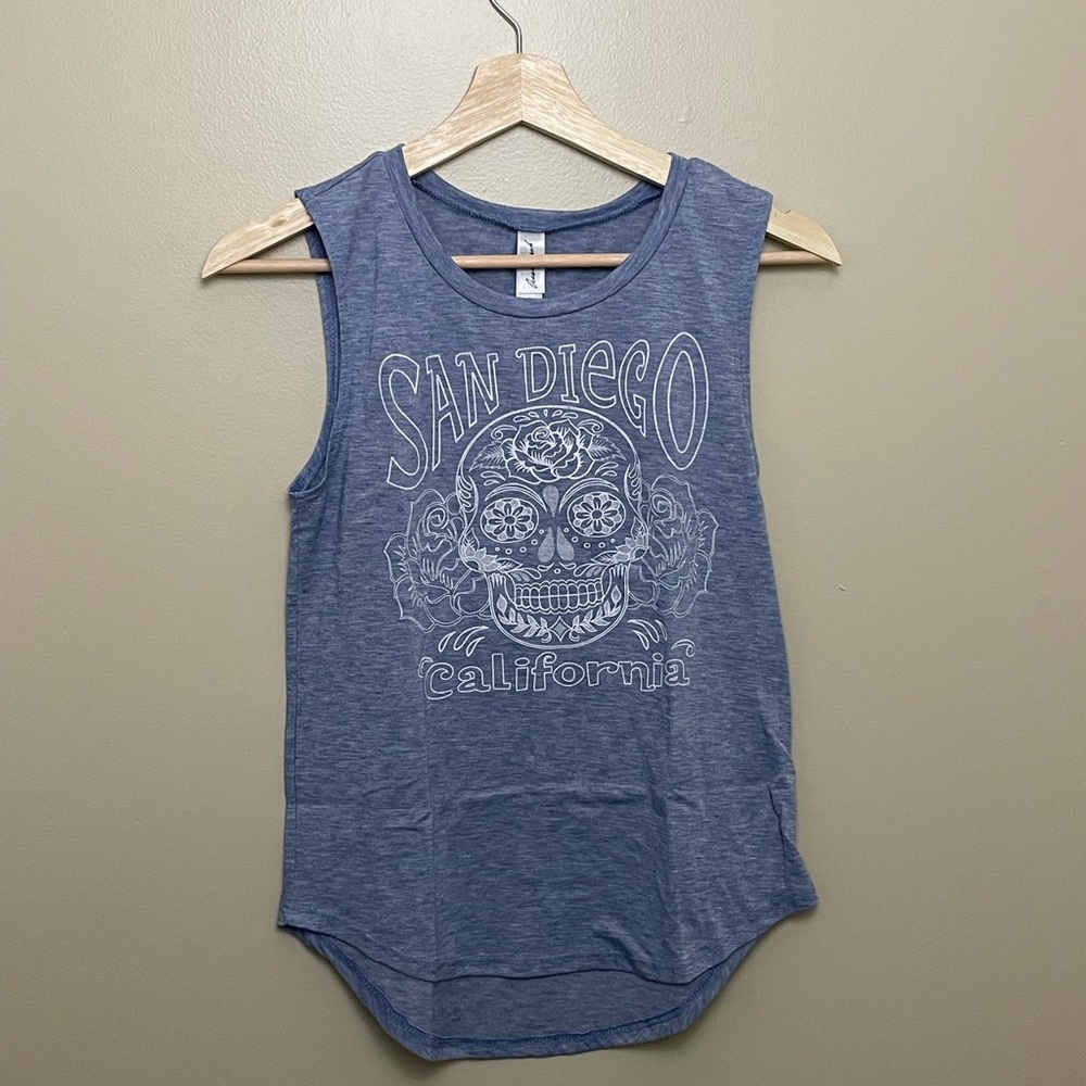 3 for $12 Blue San Diego Muscle Tank Size Small